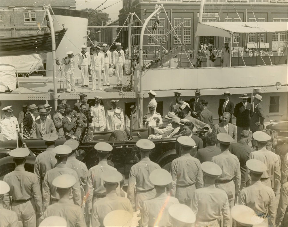 Our Yard History: The President Inspects