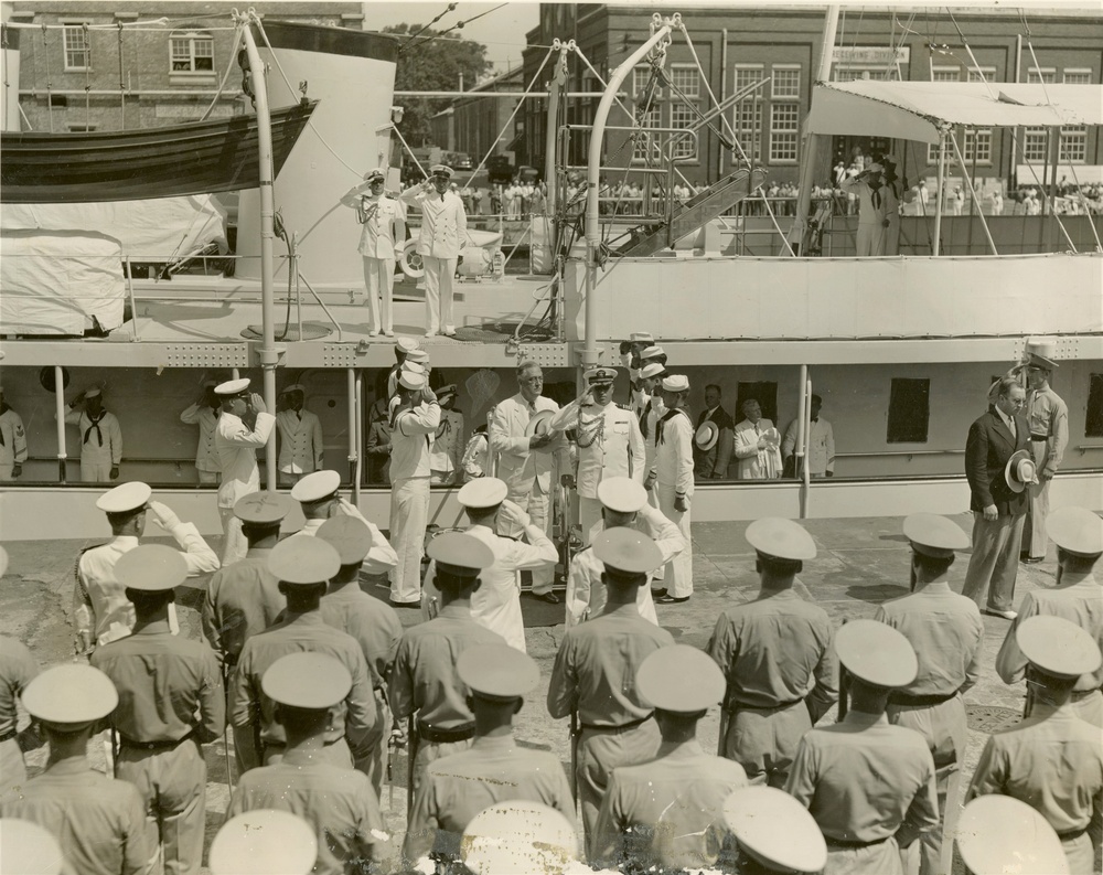 Our Yard History: The President Inspects