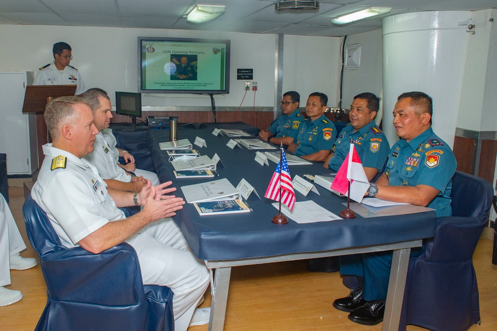 Frank Cable Hosts the 6th Indonesian National Military-Naval Force and U.S. Navy Submarine Force Staff Talks