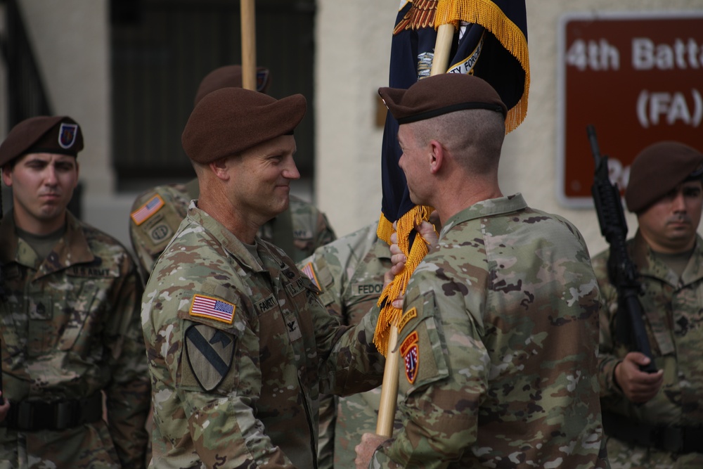 2nd Security Force Assistance Brigade Change of Command