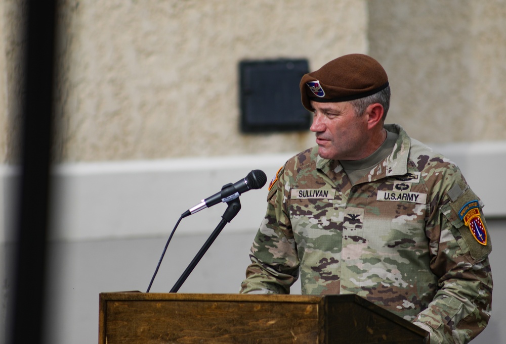 2nd Security Force Assistance Brigade Change of Command