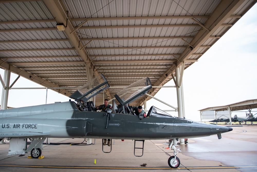ENJJPT operates T-38s to conduct formations