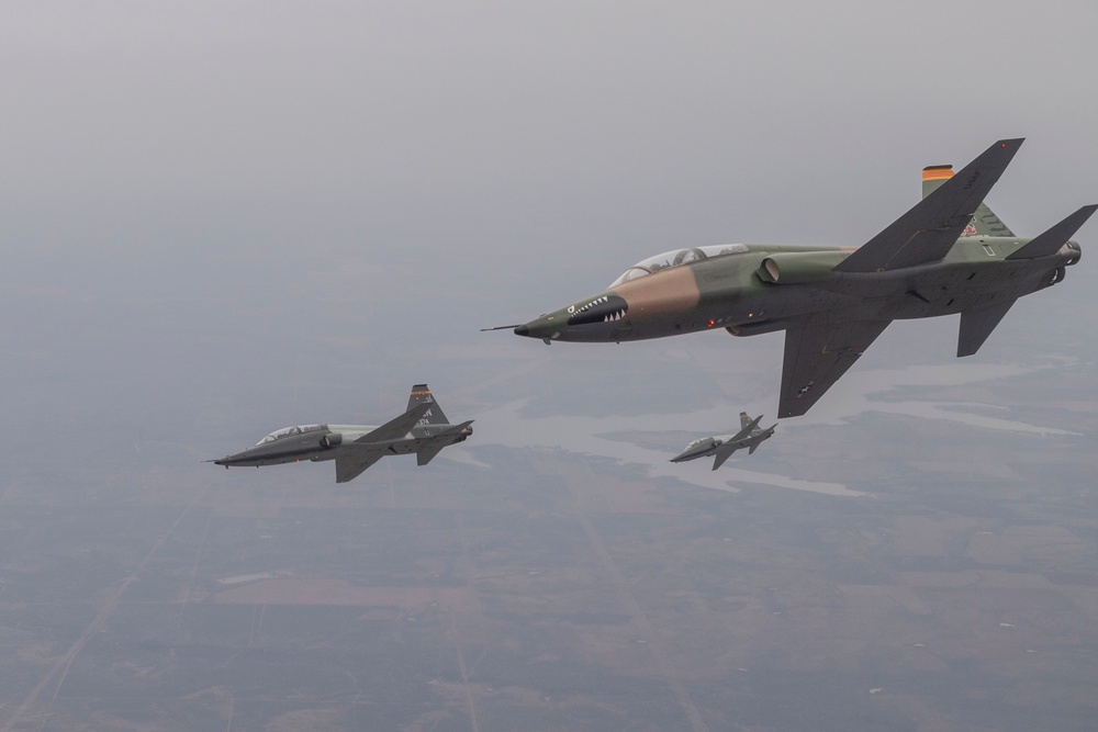 ENJJPT operates T-38s to conduct formations