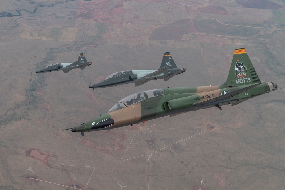 ENJJPT operates T-38s to conduct formations