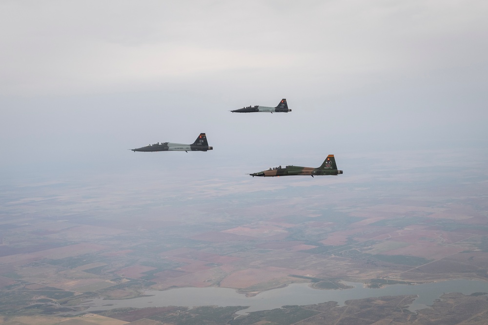 ENJJPT operates T-38s to conduct formations