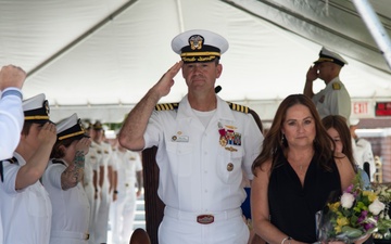 Navy Supply Corps School Holds Change of Command