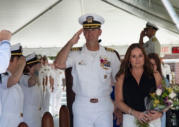 Navy Supply Corps School Holds Change of Command