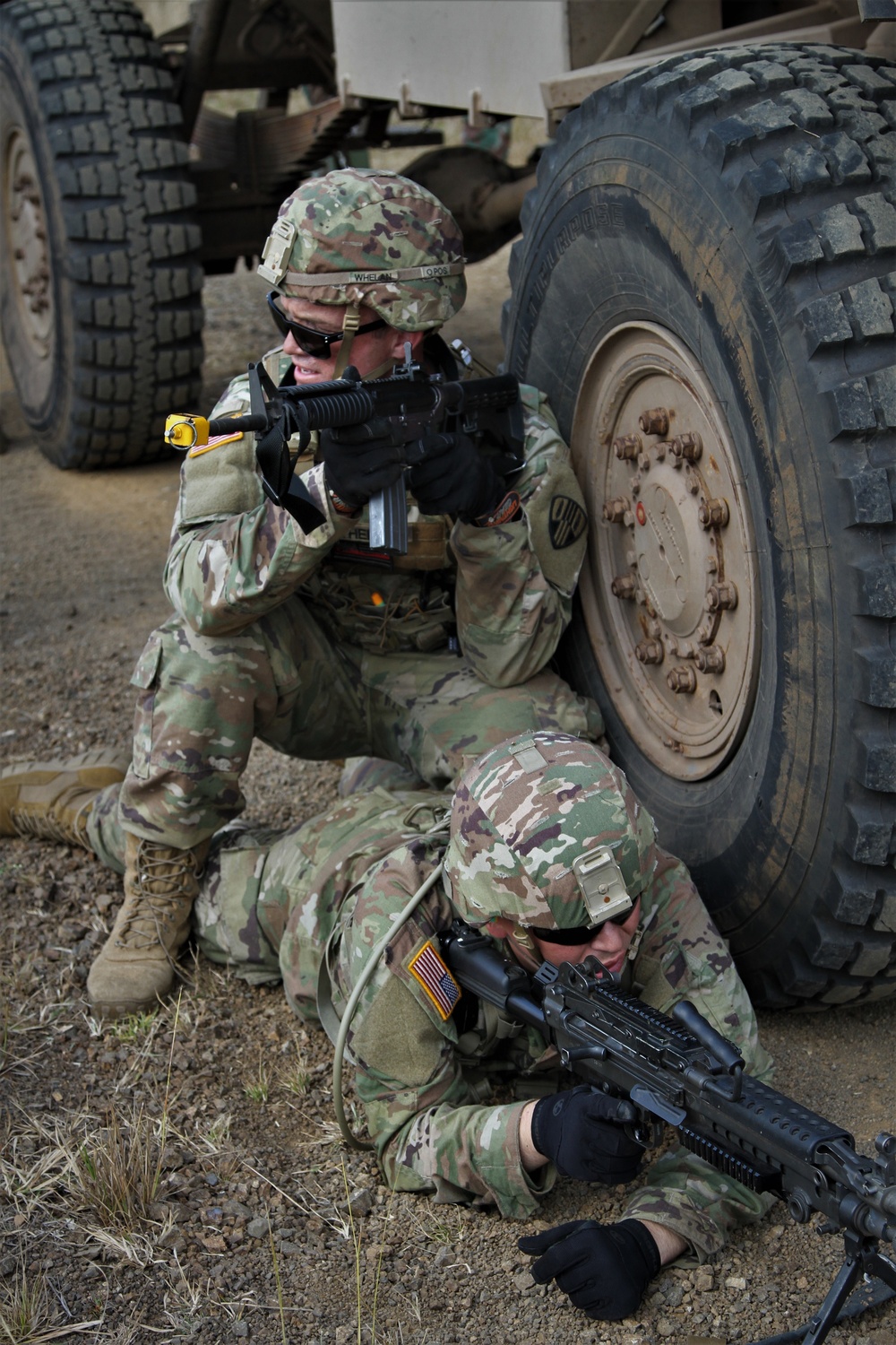 New York Army National Guard Soldiers from the 107th Military Company train with their State Partnership Program partners in South Africa