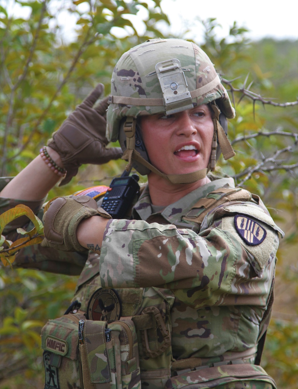 New York Army National Guard Soldiers from the 107th Military Company train with their State Partnership Program partners in South Africa