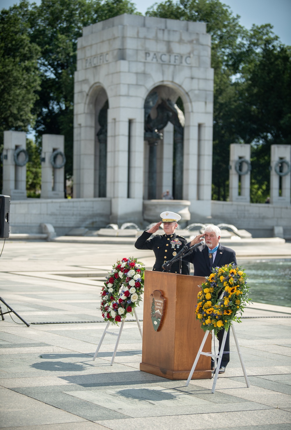 Woody Williams WWII Memorial Ceremony