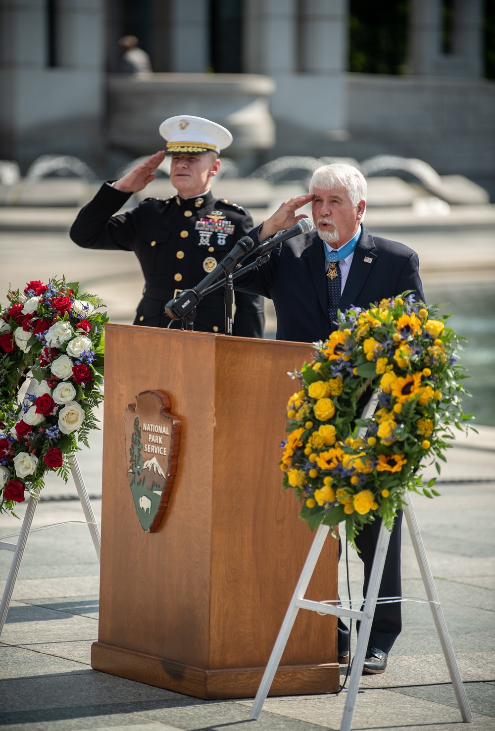 Woody Williams WWII Memorial Ceremony