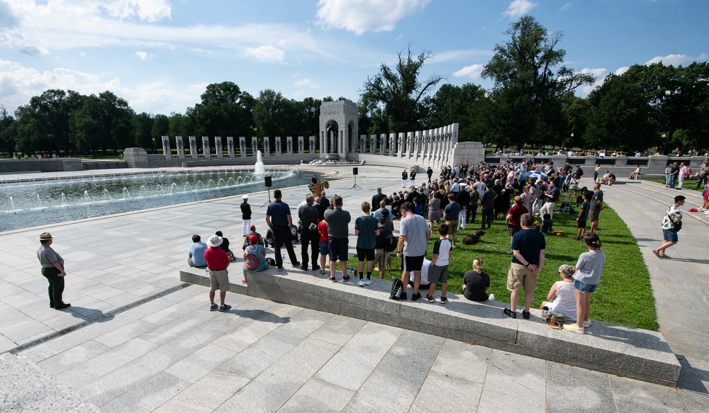 Woody Williams WWII Memorial Ceremony