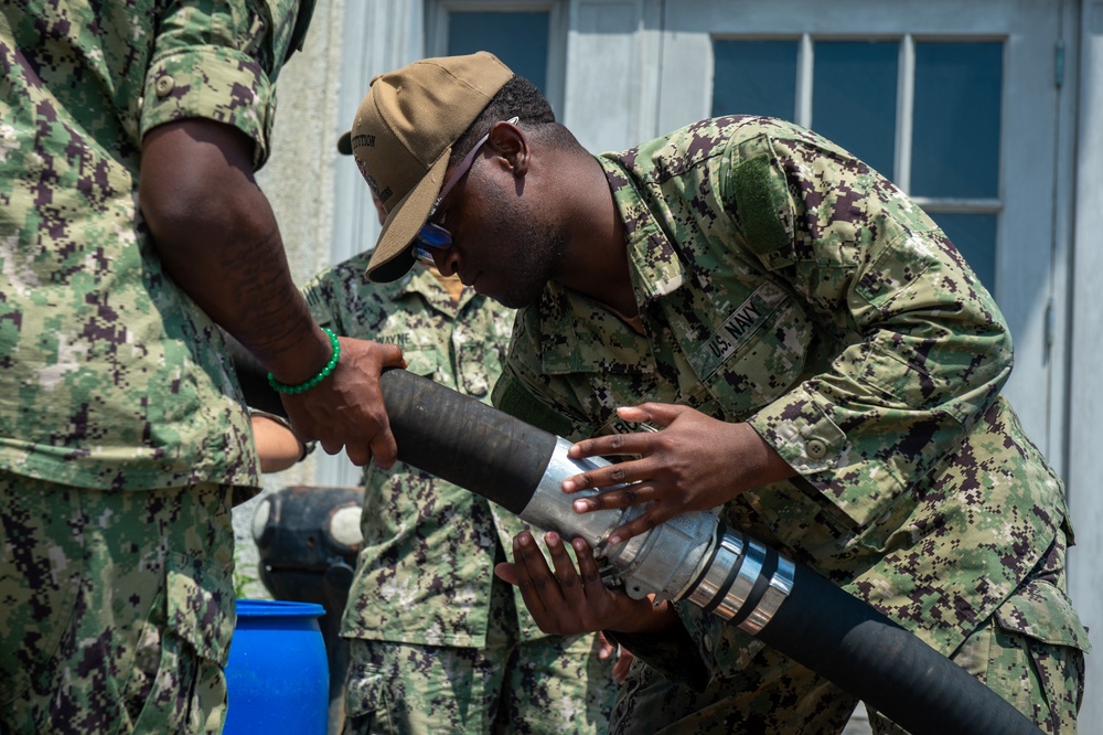 DC3 Bond prepares to test P-100 pump