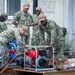 U.S. Navy Sailors prepare to test P-100 pump