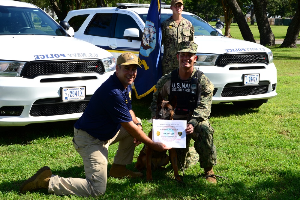 NASP Military Working Dog to Military Retired Dog