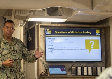 MyNavy Coaching team visits USS George Washington (CVN 73)