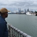 USS Billings Departs Panama