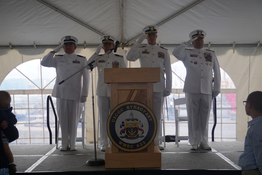 Coast Guard Cutter Steadfast holds change of command