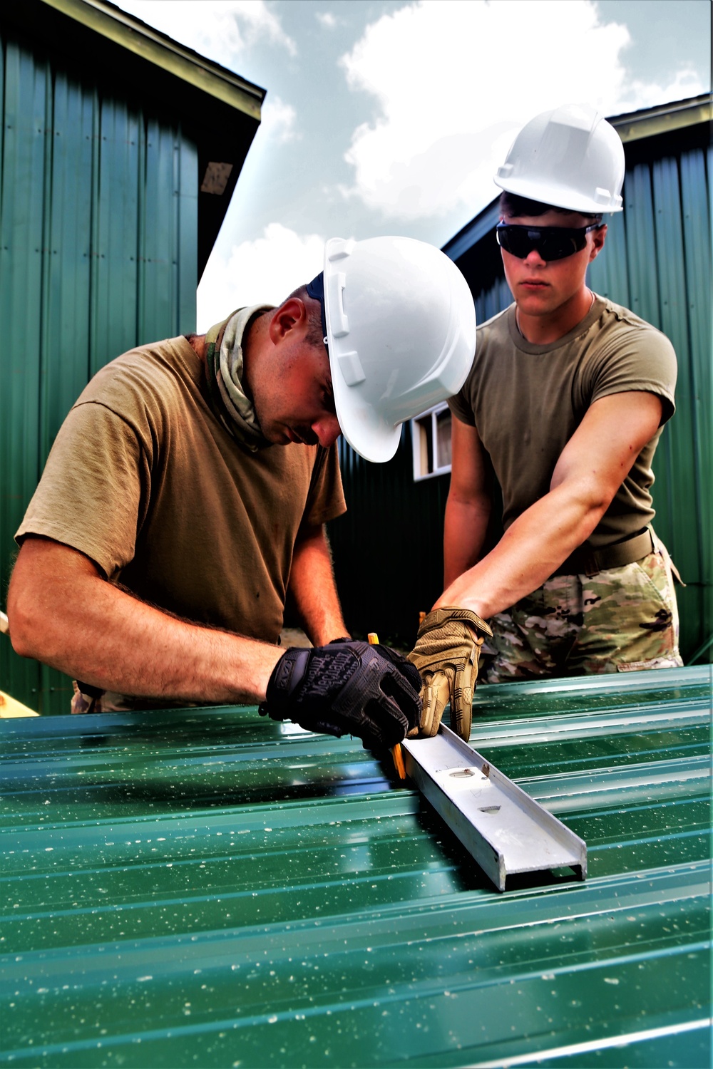 389th Engineer Company Soldiers hone skills supporting troop project at Fort McCoy