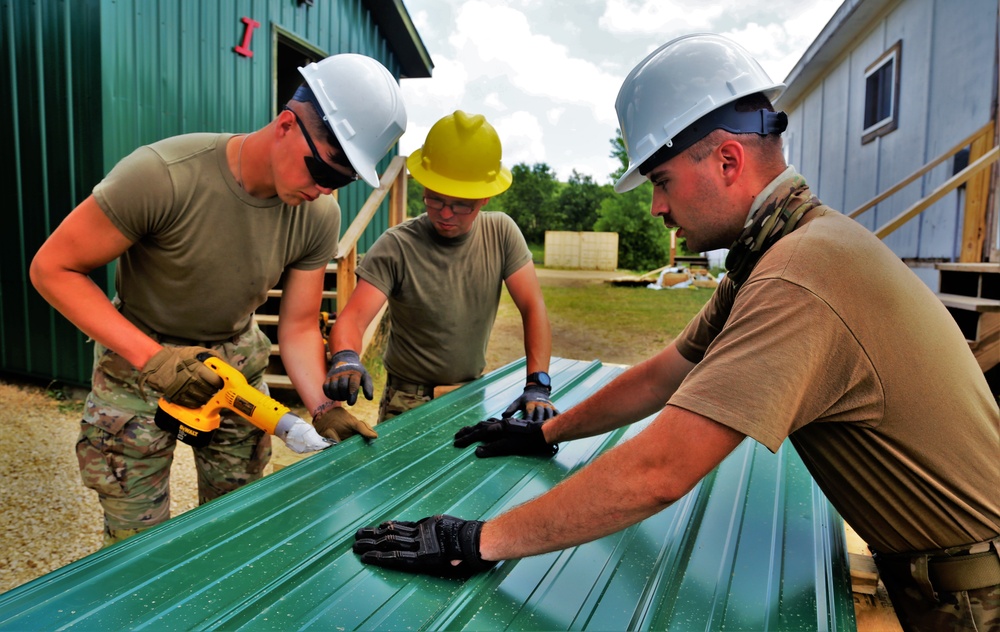 389th Engineer Company Soldiers hone skills supporting troop project at Fort McCoy
