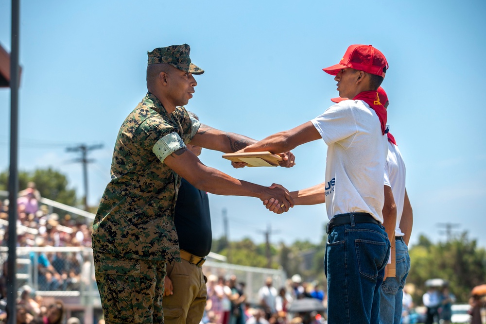 Cultivating next generation: Devil Pups graduate on Camp Pendleton