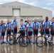Air Force Reserve members of the Air Force Cycling Team