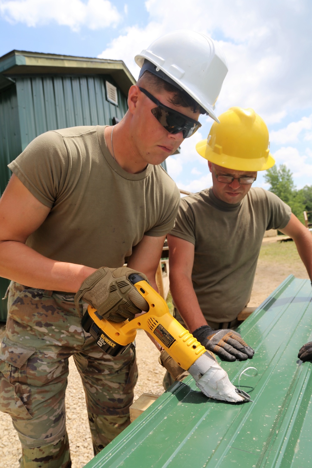 389th Engineer Company Soldiers hone skills supporting troop project at Fort McCoy