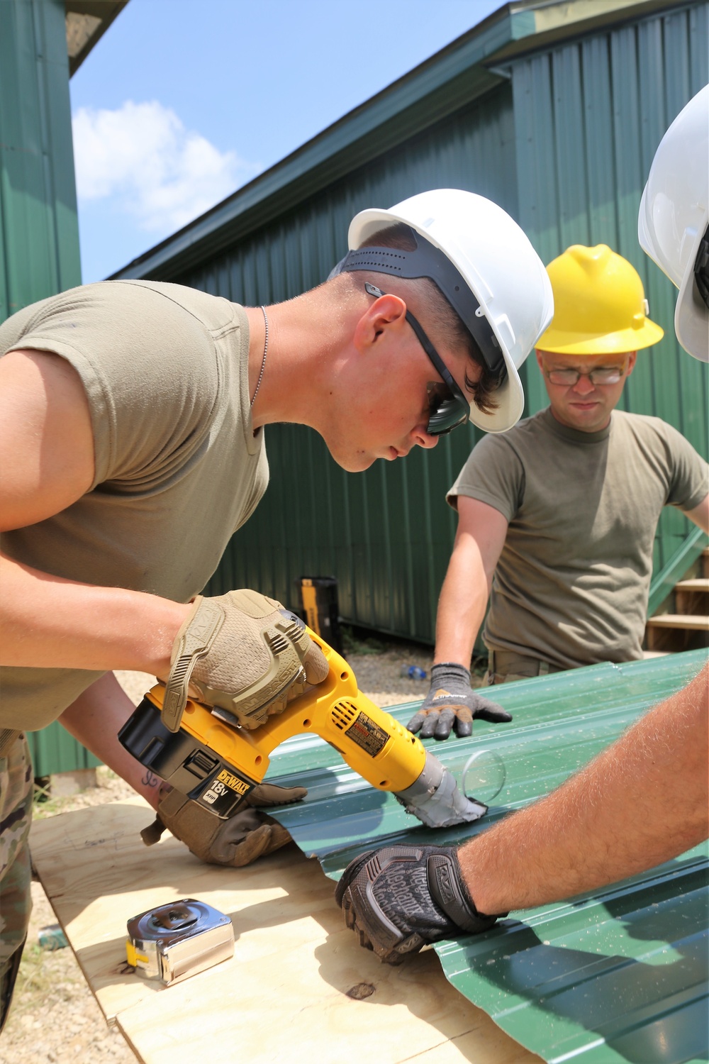389th Engineer Company Soldiers hone skills supporting troop project at Fort McCoy