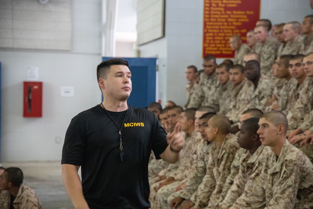 Charlie Company Water survival basic