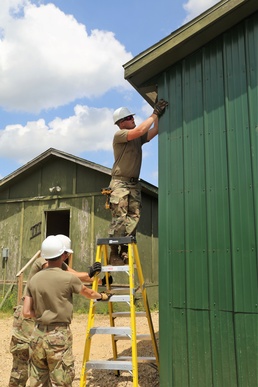 389th Engineer Company Soldiers hone skills supporting troop project at Fort McCoy