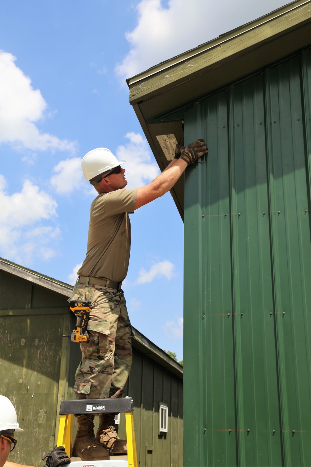389th Engineer Company Soldiers hone skills supporting troop project at Fort McCoy