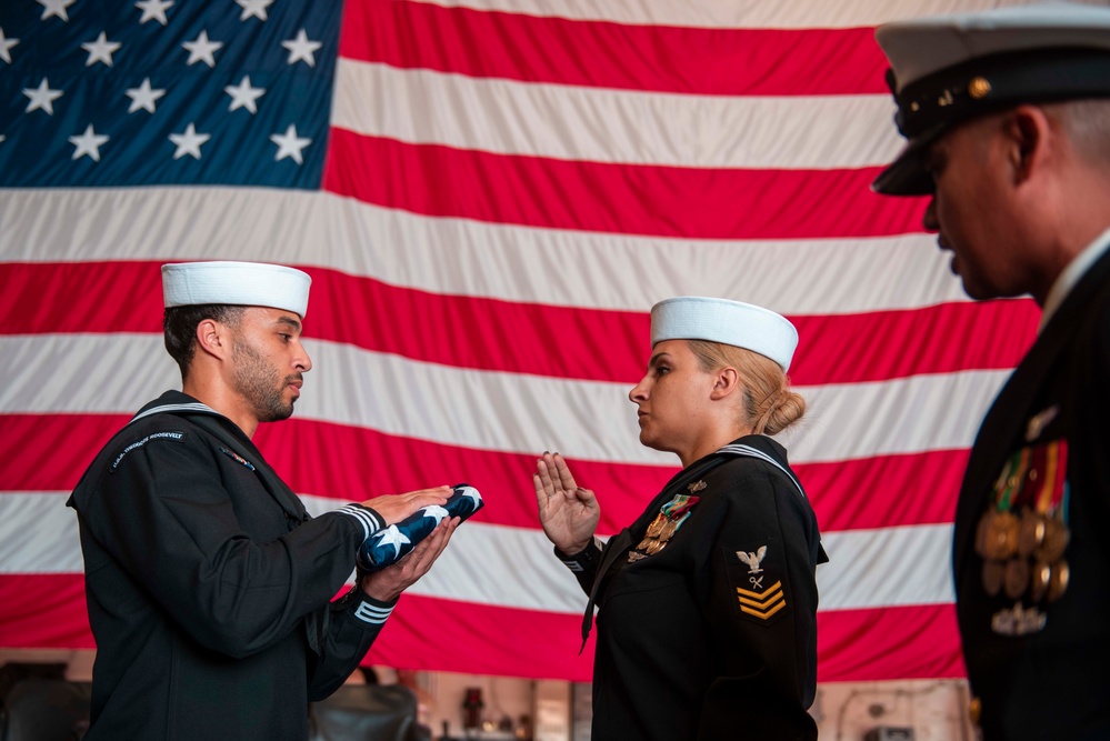 USS Theodore Roosevelt (CVN 71) CMC Retirement