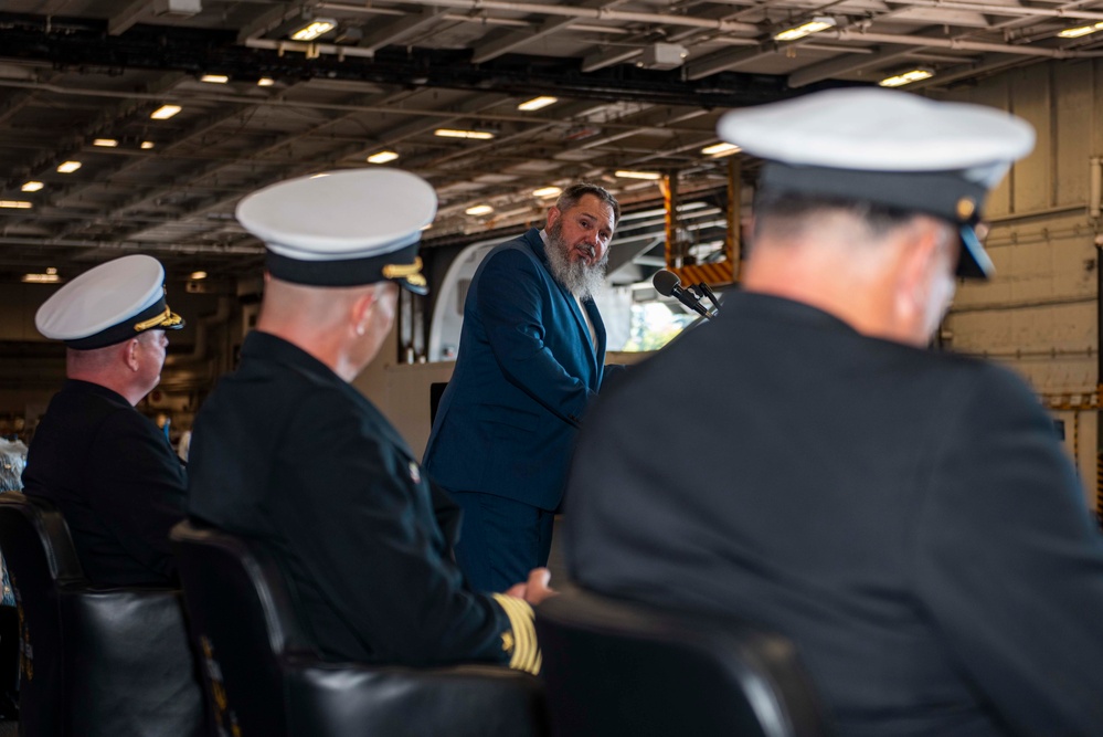 USS Theodore Roosevelt (CVN 71) CMC Retirement