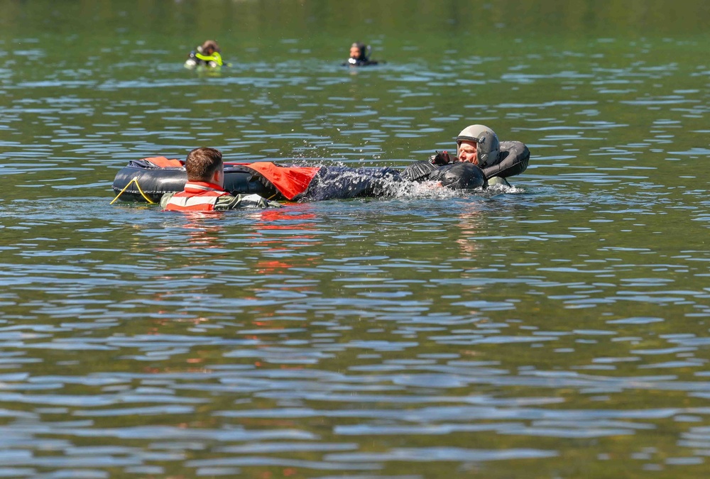 173rd Aircrew Flight Equipment hosts water survival training for two units