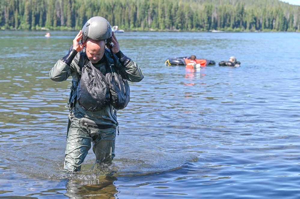 173rd Aircrew Flight Equipment hosts water survival training for two units