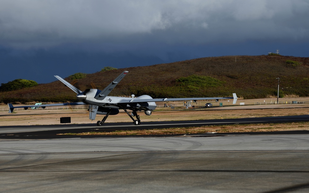MQ-9s launch during RIMPAC 2022