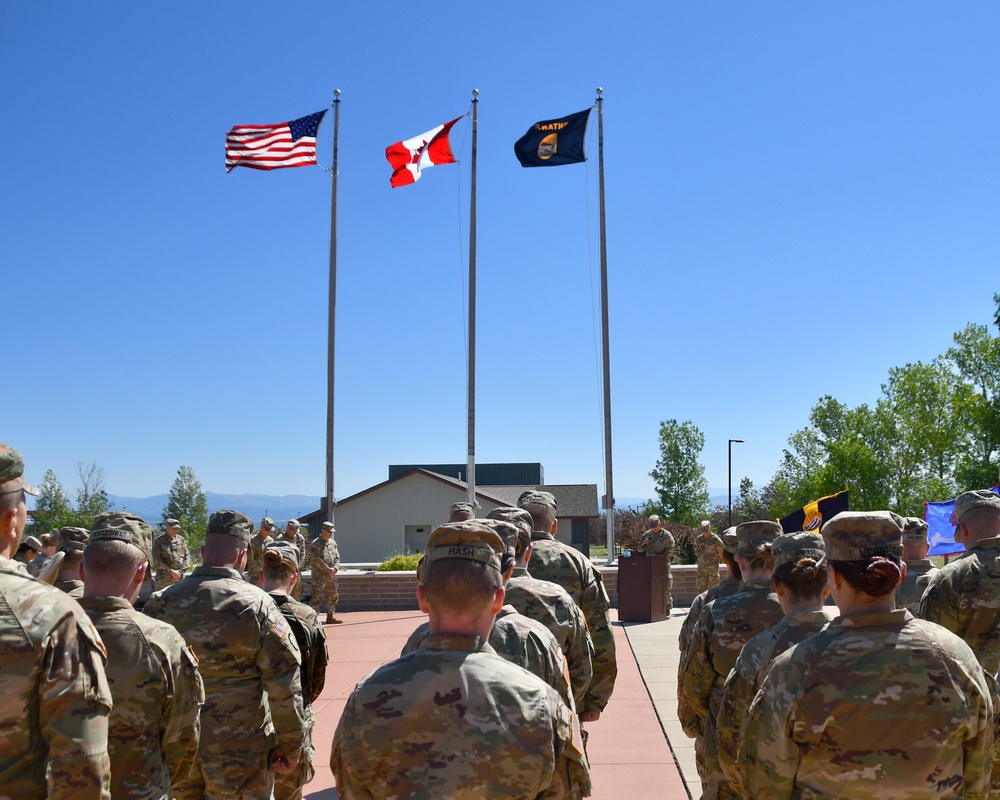 Change of Responsibility ceremonies held consecutively at Fort Harrison