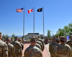 Change of Responsibility ceremonies held consecutively at Fort Harrison [Image 1 of 11]