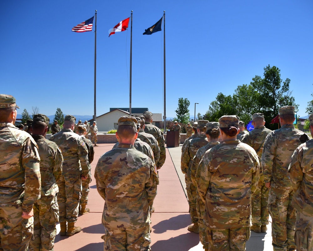 Change of Responsibility ceremonies held consecutively at Fort Harrison