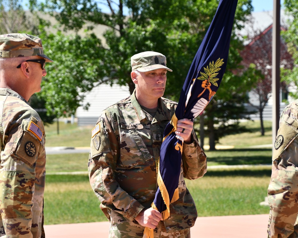 Change of Responsibility ceremonies held consecutively at Fort Harrison