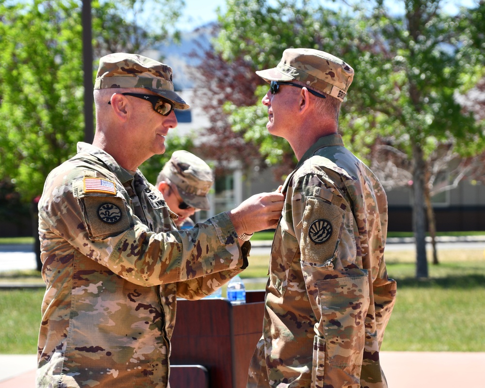 Change of Responsibility ceremonies were held consecutively at the Regional Training Institute