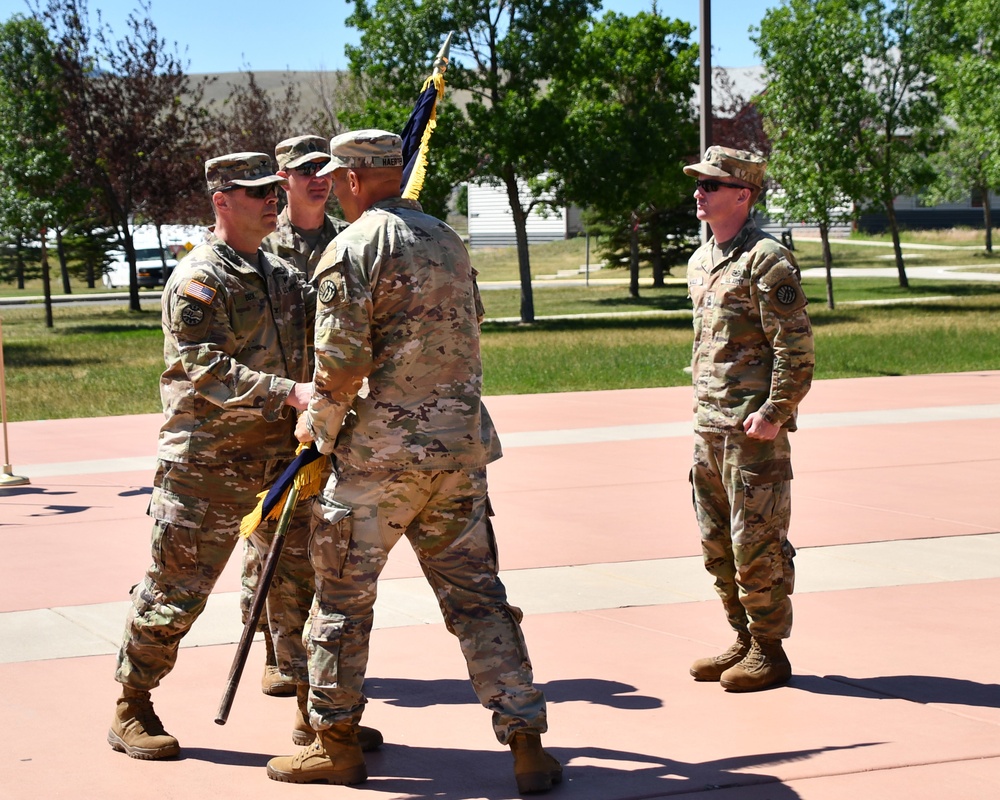 Change of Responsibility ceremonies held consecutively at Fort Harrison