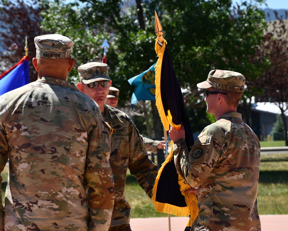 Change of Responsibility ceremonies held consecutively at Fort Harrison