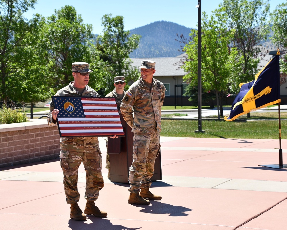 Change of Responsibility ceremonies held consecutively at Fort Harrison