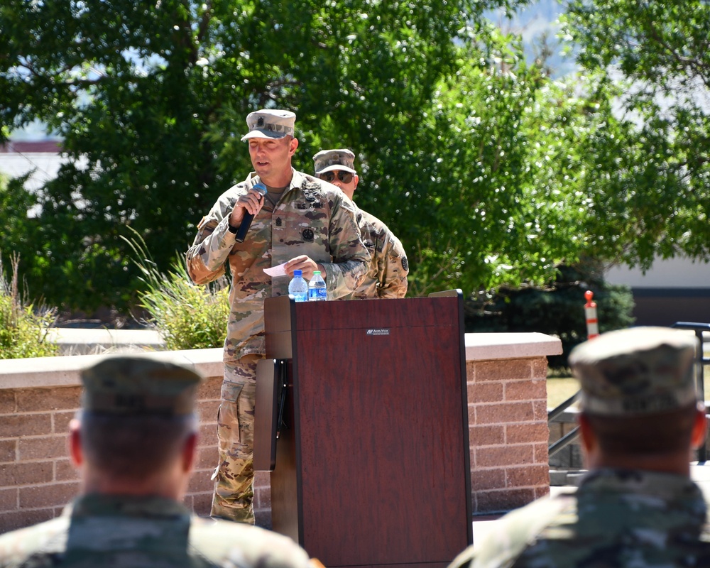 Change of Responsibility ceremonies held consecutively at Fort Harrison