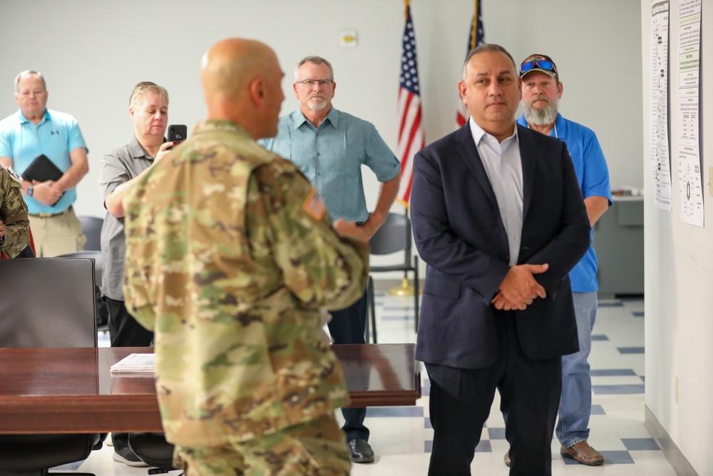 Under Secretary of Defense for Personnel and Readiness visits 644th Regional Support Group and Mobilization Division, Joint Mobilization Site (JMS), Directorate of Plans, Training, Mobilization, and Security (DPTMS)