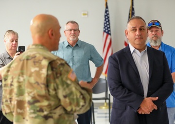 Under Secretary of Defense for Personnel and Readiness visits 644th Regional Support Group and Mobilization Division, Joint Mobilization Site (JMS), Directorate of Plans, Training, Mobilization, and Security (DPTMS)