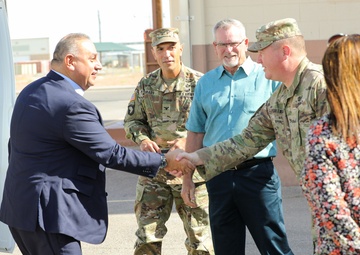 Under Secretary of Defense for Personnel and Readiness visits 644th Regional Support Group and Mobilization Division, Joint Mobilization Site (JMS), Directorate of Plans, Training, Mobilization, and Security (DPTMS)
