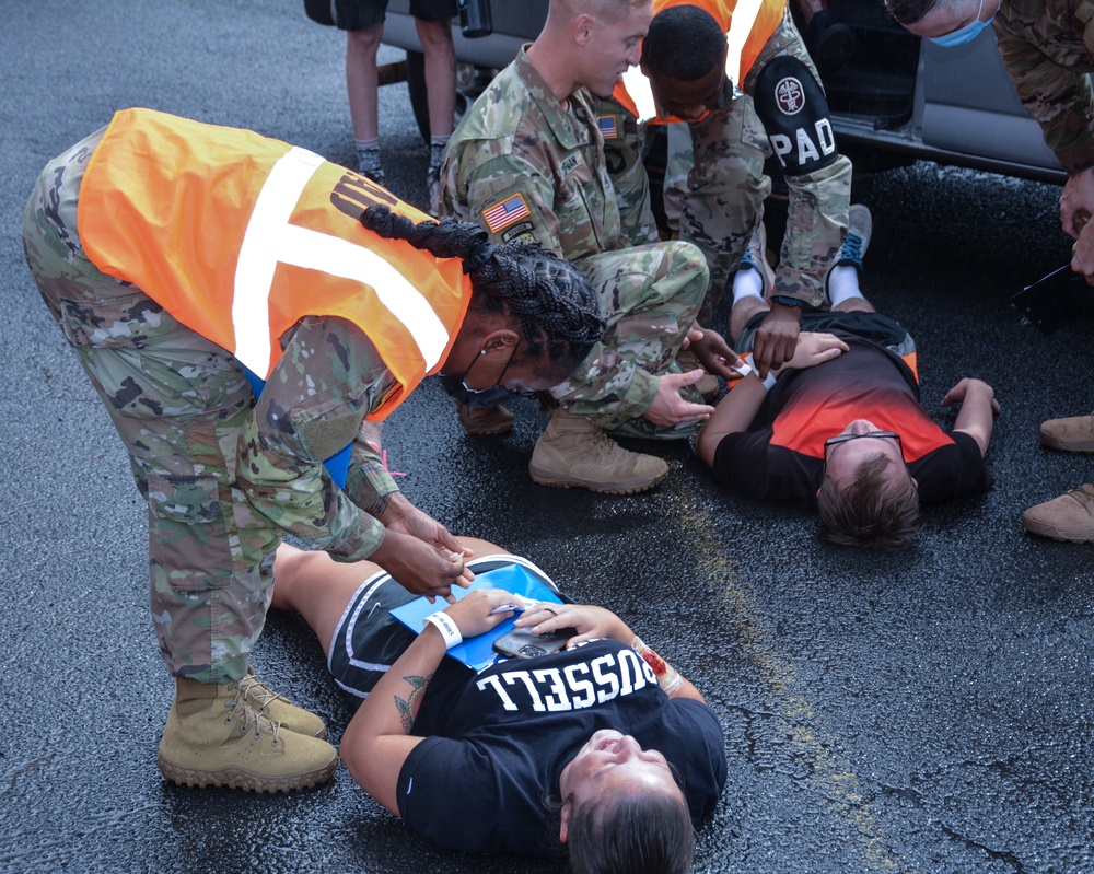 Tripler Army Medical Center practices emergency procedures during mass casualty exercise