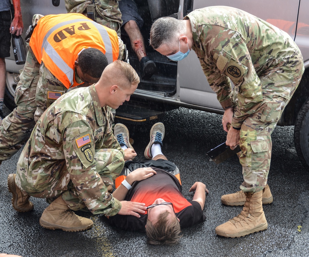 Tripler Army Medical Center practices emergency procedures during mass casualty exercise